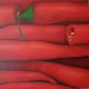 Peperoni, 80 x 80 cm, Öl auf Leinwand, 2006