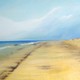 Strandspaziergang, 50 x 150 cm, Öl auf Leinwand, 2011