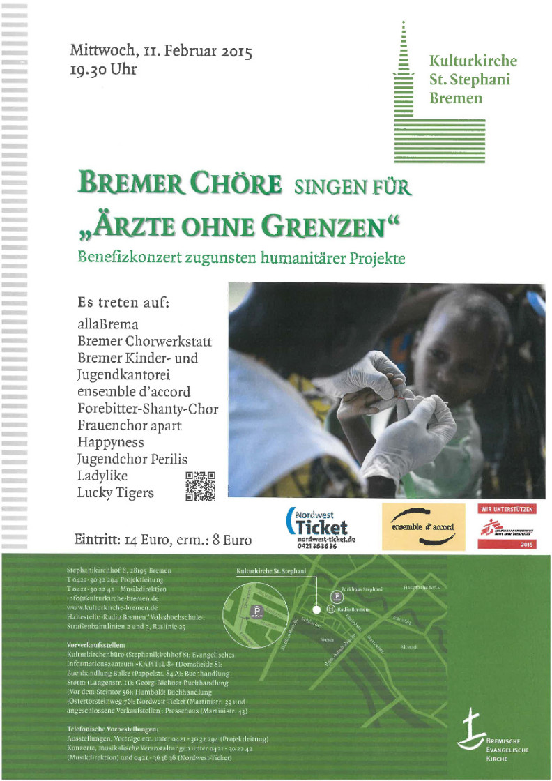 Benefizkonzert Ärzte ohne Grenzen Benefizkonzert Ärzte ohne Grenzen