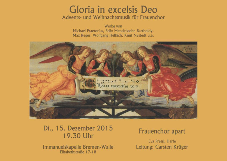Gloria in excelsis Deo Gloria in excelsis Deo