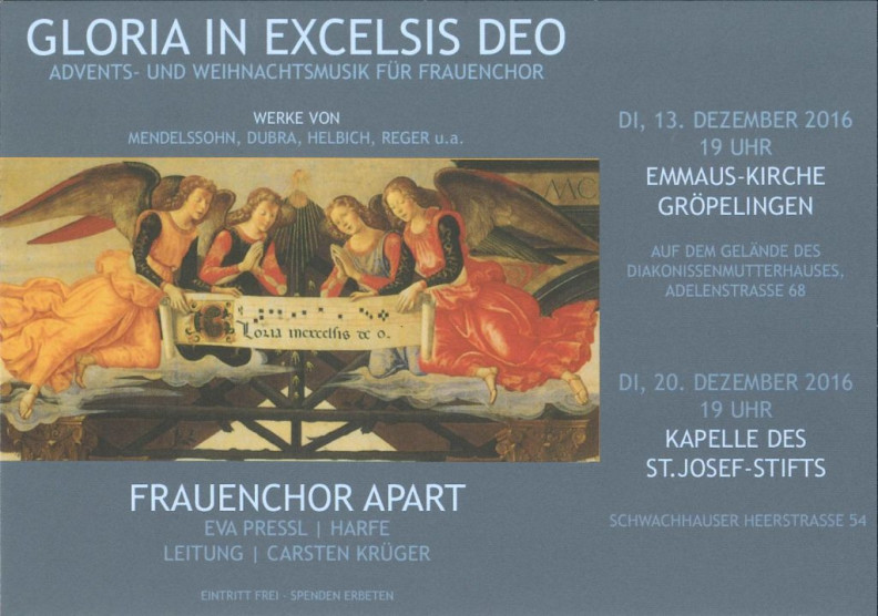 Gloria in excelsis Deo Gloria in excelsis Deo