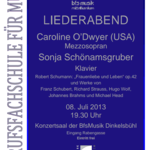 Liederabend in Dinkelsbühl 2013