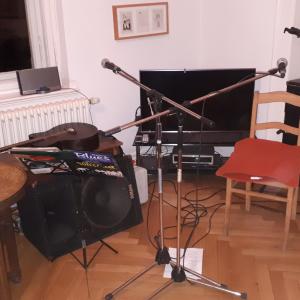 unser erstes Wohnzimmerkonzert am 22.11. in Weimar...auch du kannst Saul & Micha für zu Hause buchen
