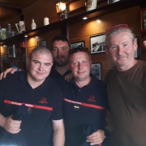 eine Woche später nach dem Brunnenblueskonzert in Bad Berka...les fans francais et les pompiers de Lille...