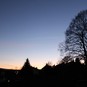Abendstimmung vor dem Bürofenster (2013)