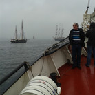 "Kieler Woche", in der Pause meines Auftritts auf einem Großsegler privat aufgenommen