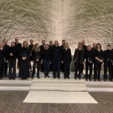 Mit Cantico Nuovo nach dem Konzert