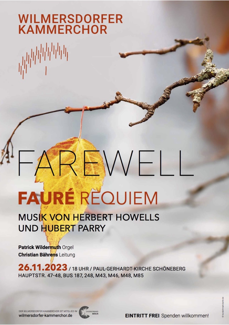 Konzertplakat REQUIEM