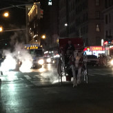 Nachts in der Nähe des Times Squae