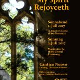My Spirit Rejoceth Karte Vorderseite