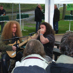 The Cotton Men Bluesband geschützt vorm Dauerregen