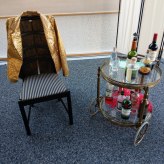 Meine kleine Bühne mit Bar, hier in Simmozheim