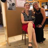 Mit der Kulturamtsleitenden Sandra Feigl, die uns einfach umwerfend nett empfangen und betreut hat. Danke dir, liebe Sandra! 