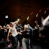 AMOPERA Warm Up Klangforum Wien, Festspielhaus Erl 2022, Fotografin: Valerie Maltseva