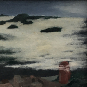 Nebelhorn  (1978)   oil on canvas  l  16 x 21 cm
