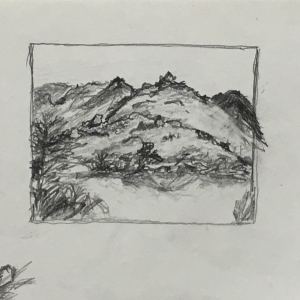 Gerês  (1977)   pencil  l  paper  l  6 x 7,2 cm