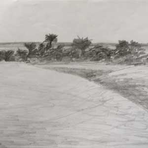 Oase  (2005)   pencil  l  paper  l  21 x 29,5 cm