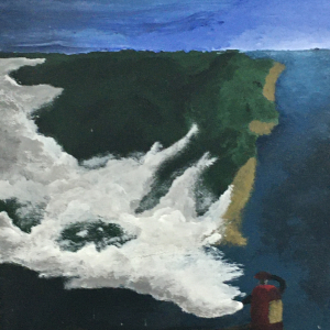 Nebulizer  (2007)  acrylic on wood  l  27 x 20 cm