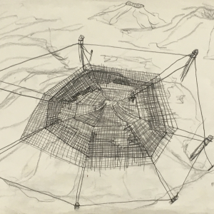 Power of nature   (1973)   pencil  I  paper  I  23 x 30 cm