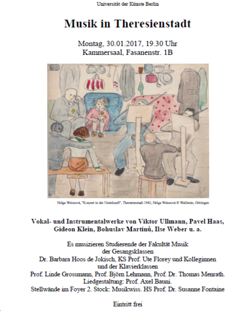 Wilko Reinhold - Konzert - Musik in Theresienstadt - Viktor Ullmann - Liederbuch des Hafis
