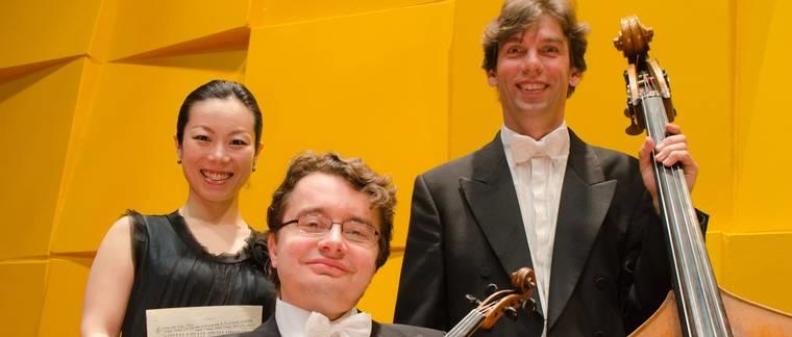 Sergei Bolotny violin Keiko Sakuma piano Sven Otte contrabas photo Michiel Klep 2013 Sergei Bolotny violin Keiko Sakuma piano Sven Otte contrabas photo Michiel Klep 2013