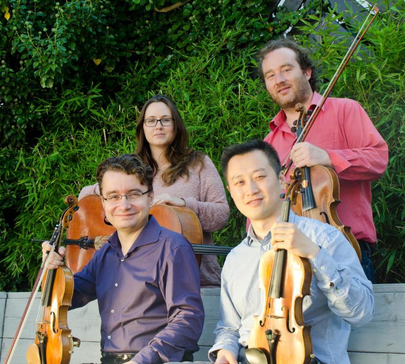 String Quartet Sergei Bolotny violin Yu Li violin Christophe Weidmann viola noelle Weidmann cello