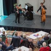 NNO piano trio Sergei Bolotny violin Sven Sven Otte double bass Keiko Sakuma piano foto Cultureel Centrum Zuidhorn