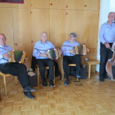 Unterhaltung im Pfarreiheim Vilters