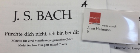 Voice Coach JSB-Ensemble 2014, Internationale Bachakademie Stuttgart Voice Coach JSB-Ensemble 2014, Internationale Bachakademie Stuttgart