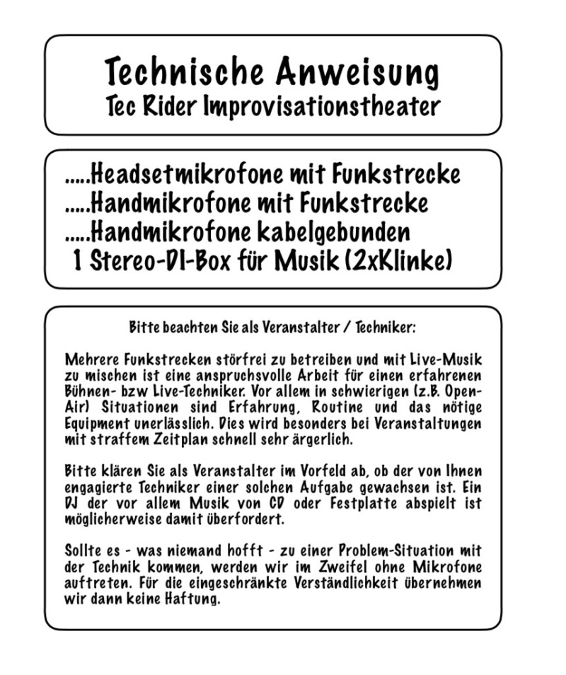 Solltet Ihr mit einem fremden technikerauftreten, dann empfehle ich diesen Rider Solltet Ihr mit einem fremden technikerauftreten, dann empfehle ich diesen Rider