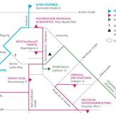 Route, Veranstaltungsorte für drei Tage