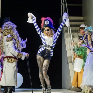 Als Romilda in G. F. Händels “Serse” (Opernhaus Zürich). © T. Suter.