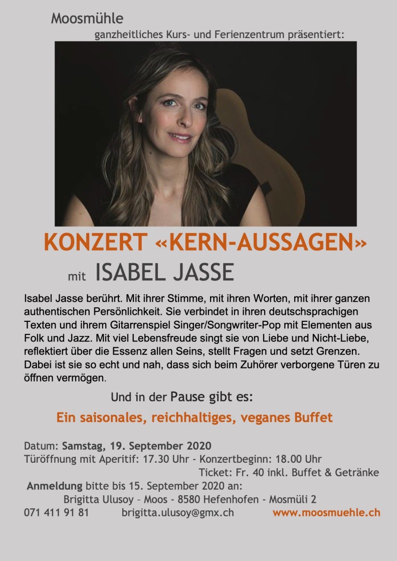 Konzert Kernaussagen_Isabel Jasse Hefenhofen_Schweiz