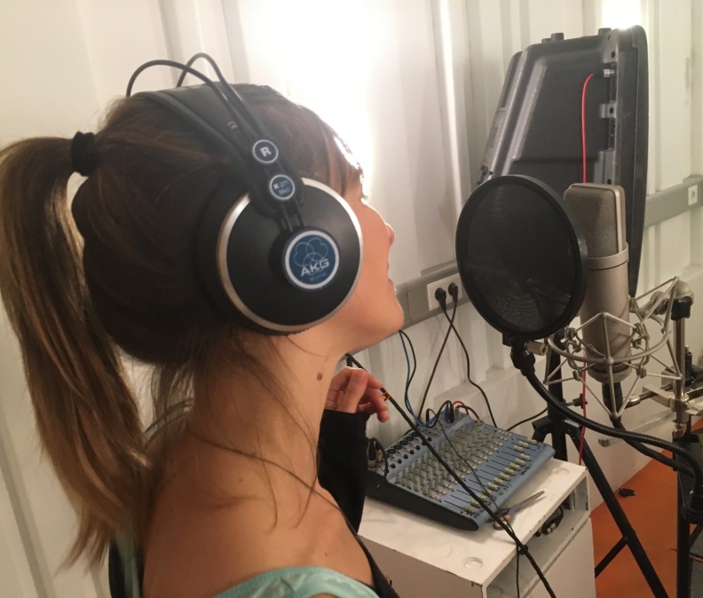 Aufnahmen im Tonstudio