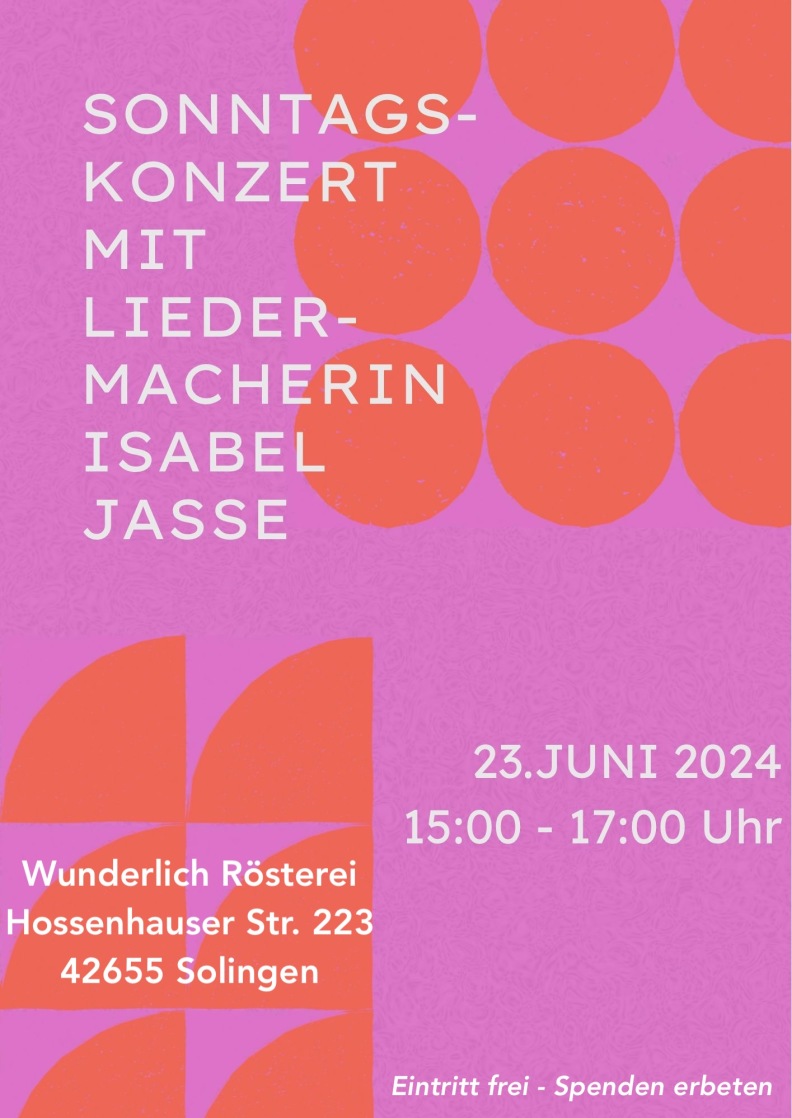 Sonntagskonzert in Wunderlich Rösterei
