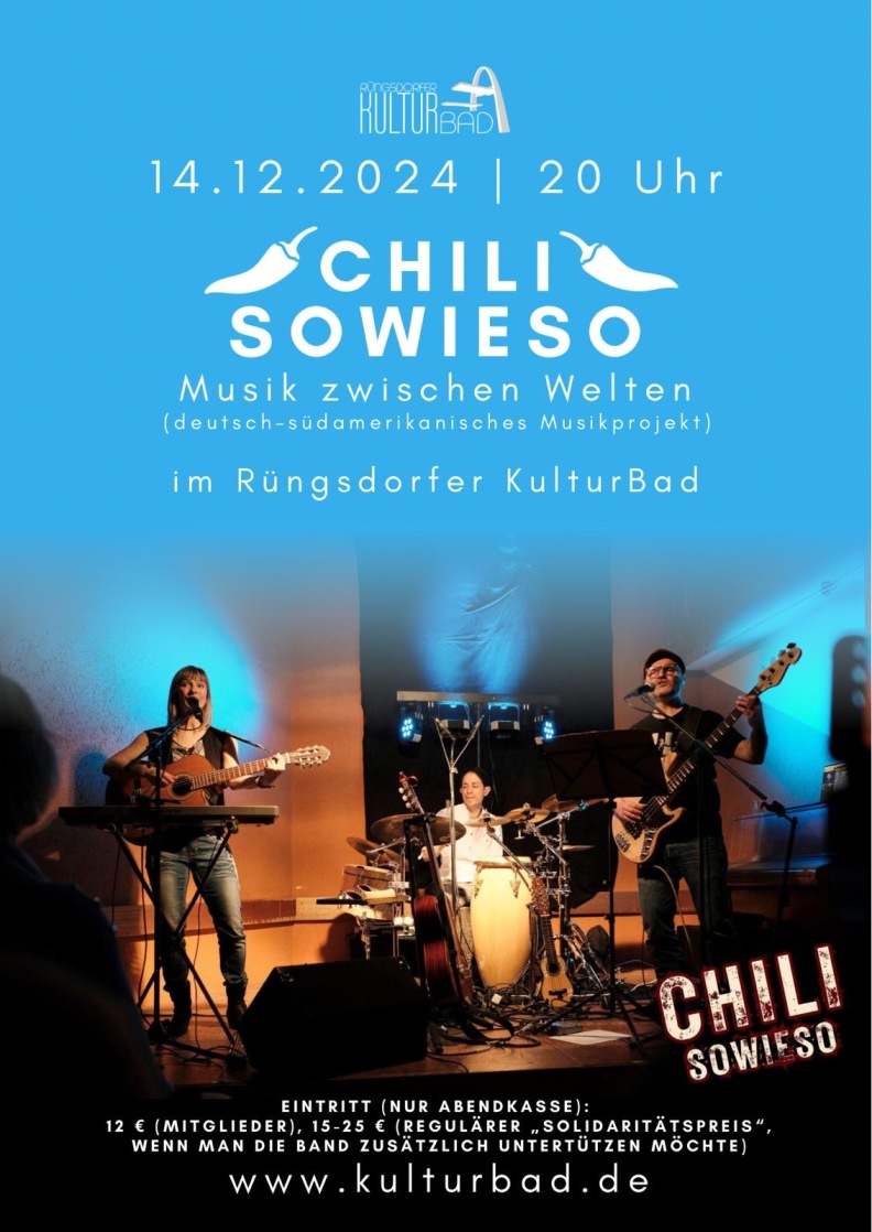 Chili Sowieso im Rüngsdorfer Kulturbad