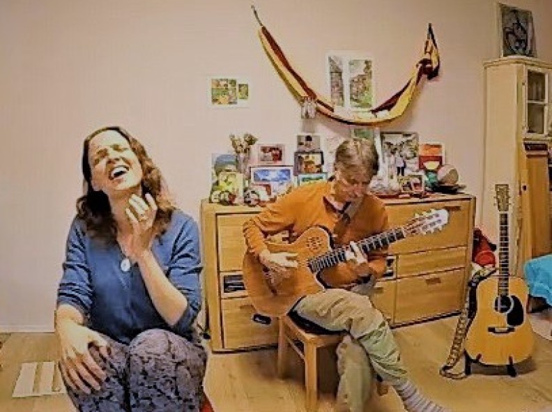 Einstimmung HERZBESTIMMT SINGEN mit Elisabeth und Dirk