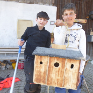 ein fertiges Hotel für 3 verschiedene Vögel!