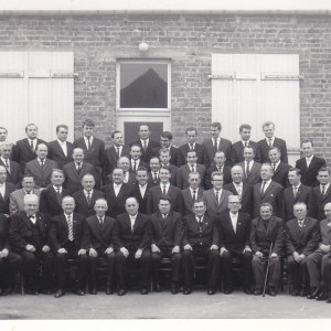 Männerchor anlässlich 125 Jahre Chorgesang in Heldenbergen_1964