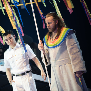 ACHILL UNTER DEN MÄDCHEN - Prinzregententheater 2023 (also in the picture: Haozhou Hu) - © Cordula Treml