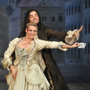 Atalanta in Xerses ( Anke Krabbe, Valer Sabadus) Inszenierung : St. Herheim