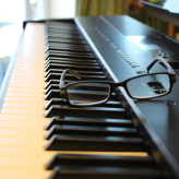 Klavier, die musikalische Begleitung